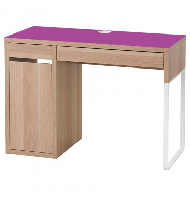 Podkładka na biurko MICKE z IKEA 105x50cm - Fioletowa mata ochronna