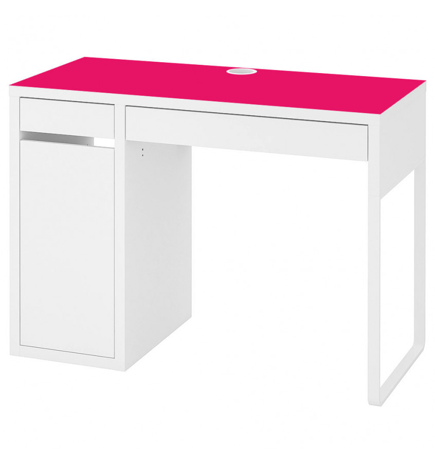 Podkładka na biurko MICKE z IKEA 105x50cm ochronna mata - MAGENTA róż