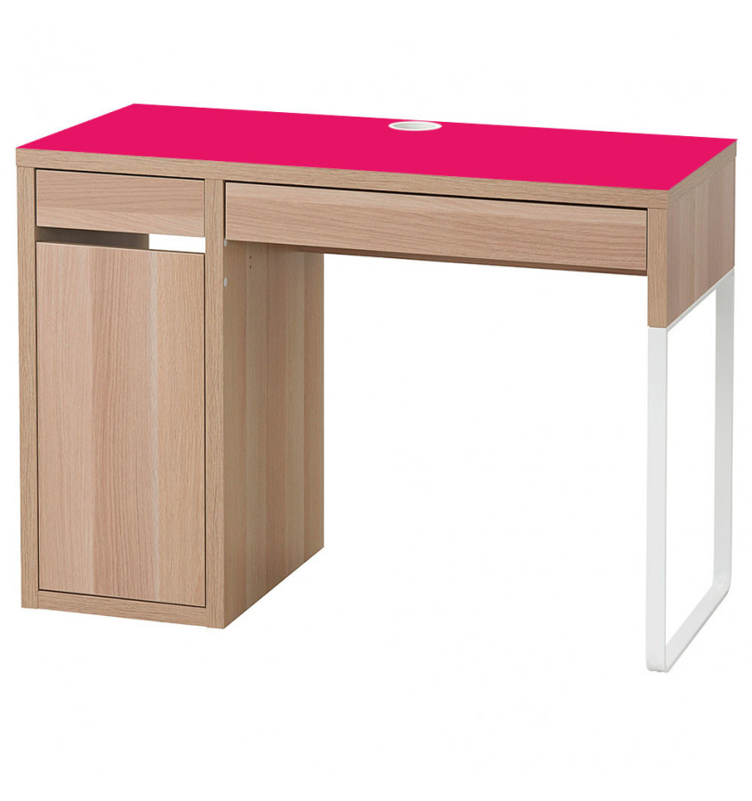 Podkładka na biurko MICKE z IKEA 105x50cm ochronna mata - MAGENTA róż