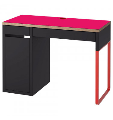 Podkładka na biurko MICKE z IKEA 105x50cm ochronna mata - MAGENTA róż