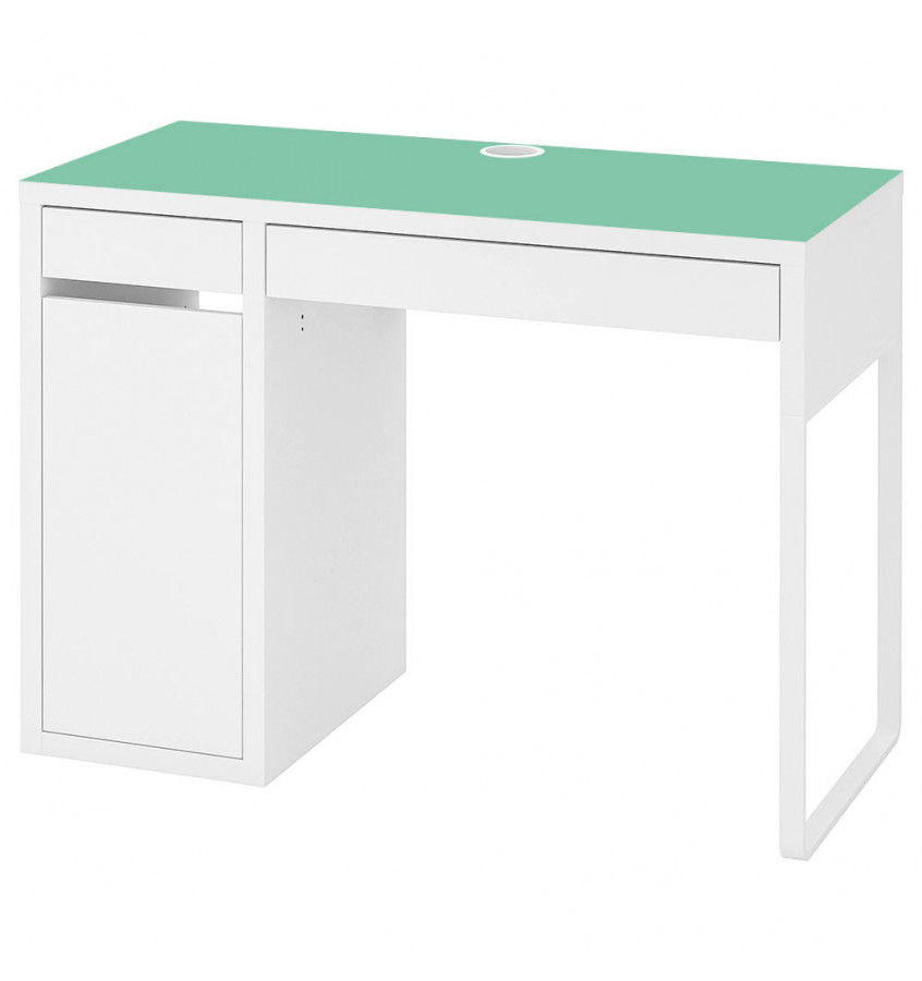 Podkładka 105x50cm na biurko MICKE ochronna mata - MIĘTOWA ZIELONA