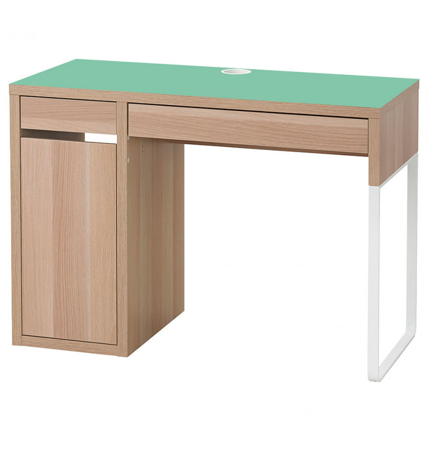 Podkładka 105x50cm na biurko MICKE ochronna mata - MIĘTOWA ZIELONA