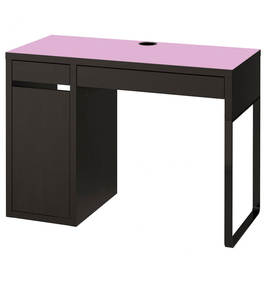 Maty podkładki ochronne 105x50cm na blat biurka MICKE z IKEA - różowa 