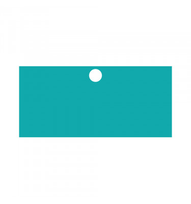 Mata 105x50cm na biurko MICKE z IKEA - TURKUSOWA podkładka ochronna 