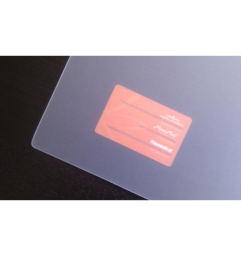 Podkładka na biurko lub stół DESKPAD 60x40cm mleczna półprzezroczysta