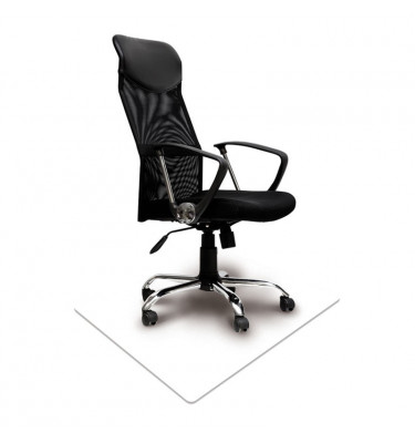 Elastyczna podkładka ochronna pod krzesło 80x120cm gr. 22mm - BIAŁA