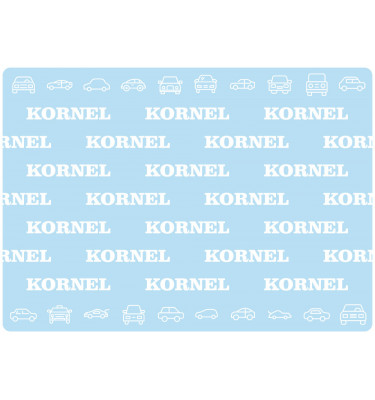 Mata ochronna ELASTYCZNA z nadrukiem podkładka na zamówienie