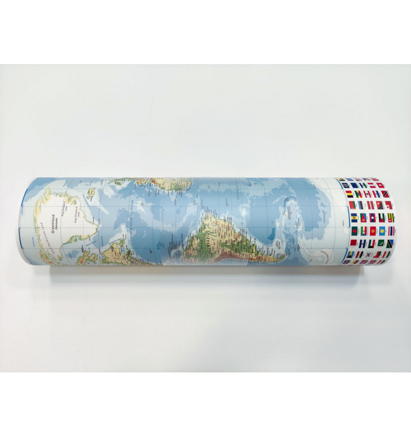 Podkładka na biurko 70x50 cm mata ochronna MAPA ŚWIATA