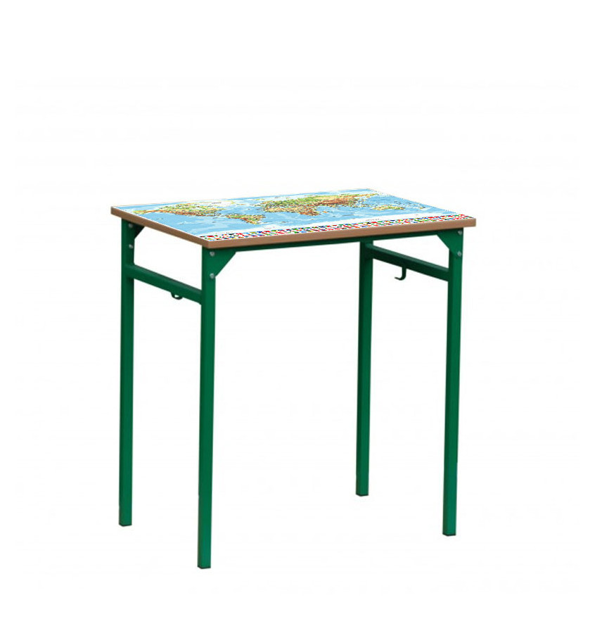 Podkładka na biurko 70x50 cm mata ochronna MAPA ŚWIATA