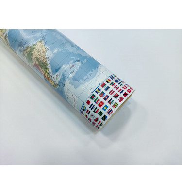 Podkładka na biurko 70x50 cm mata ochronna MAPA ŚWIATA