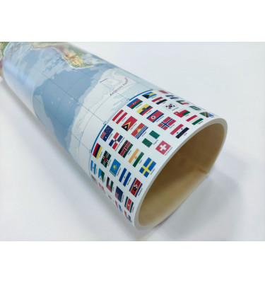 Podkładka na biurko 70x50 cm mata ochronna MAPA ŚWIATA