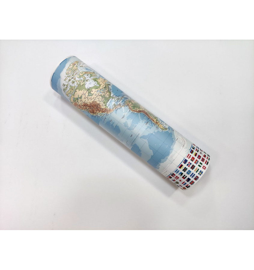 Podkładka na biurko 70x50 cm mata ochronna MAPA ŚWIATA