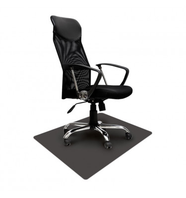 Naklejana mata ochronna podkładka pod krzesło 80x120 cm - CZARNA Stick&GO
