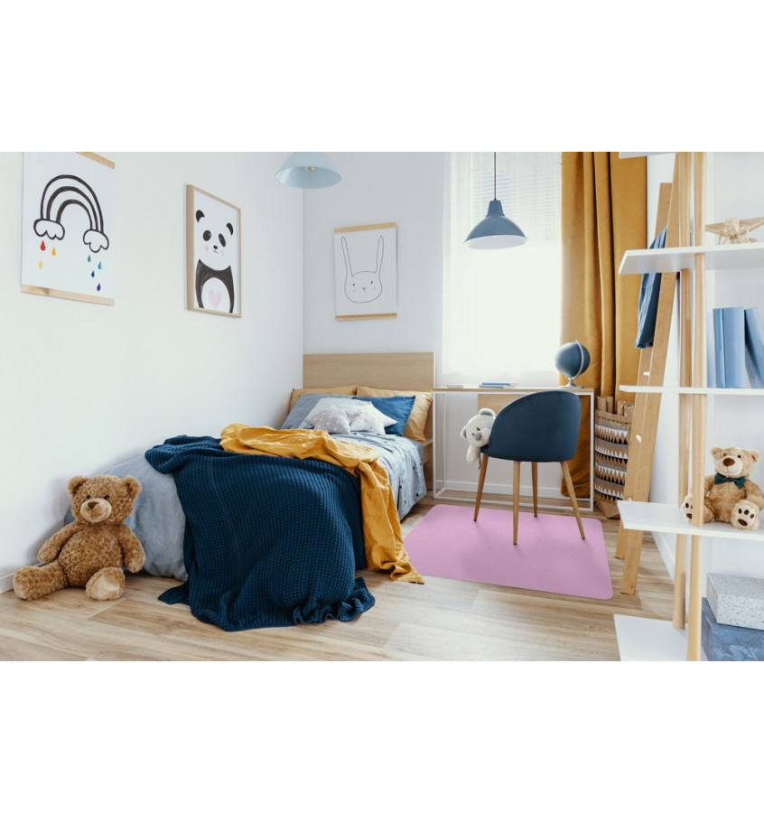 Samoprzylepna mata 80x120 cm - Różowa