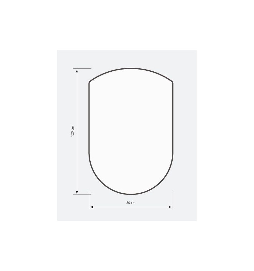 Podkładka 80x120cm pod fotel obrotowy  U-mat
