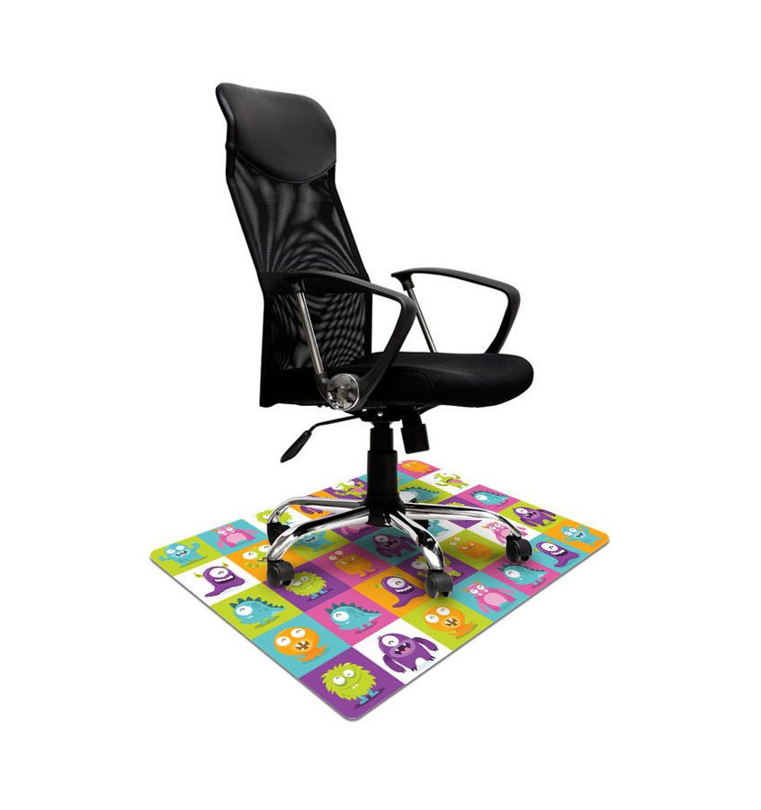 Elastyczna mata dla dzieci 70x100cm gr. 22mm z grafiką 044 - STWORKI