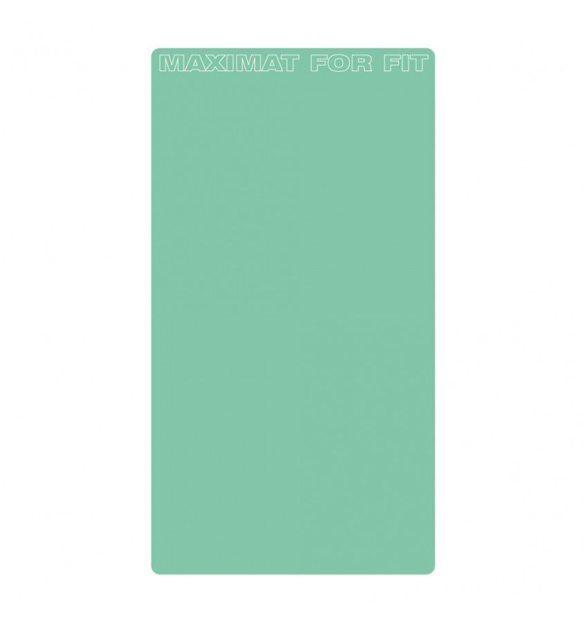 Mata pod sprzęt fitness 95x180cm gr. 22mm - MIĘTOWY kolor z napisem