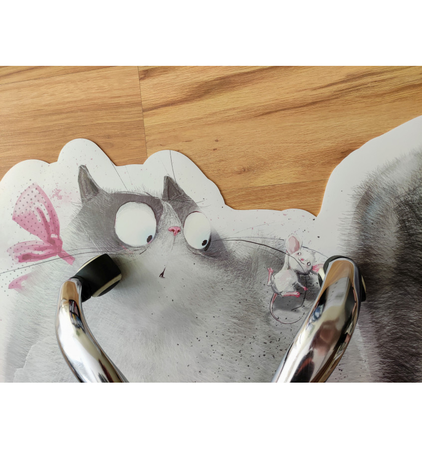 Mata podkładka dla dzieci 100x100cm gr. 22mm w kształcie kota