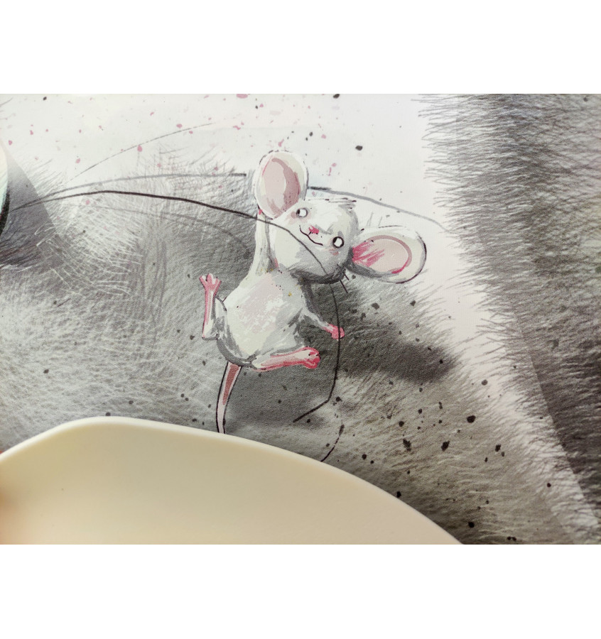 Mata podkładka dla dzieci 100x100cm gr. 22mm w kształcie kota