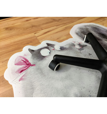 Mata podkładka dla dzieci 100x100cm gr. 22mm w kształcie kota