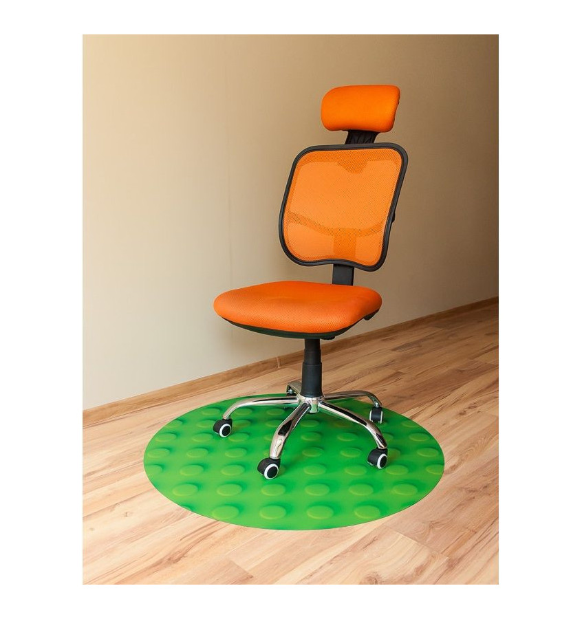 Mata fi 100cm gr. 13mm ze wzorem 006 - ZIELONY KLOCEK