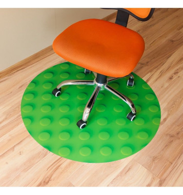 Mata fi 100cm gr. 13mm ze wzorem 006 - ZIELONY KLOCEK