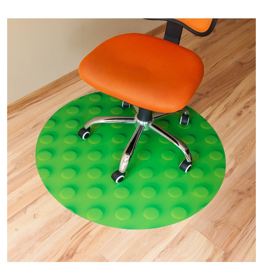 Mata fi 100cm gr. 13mm ze wzorem 006 - ZIELONY KLOCEK