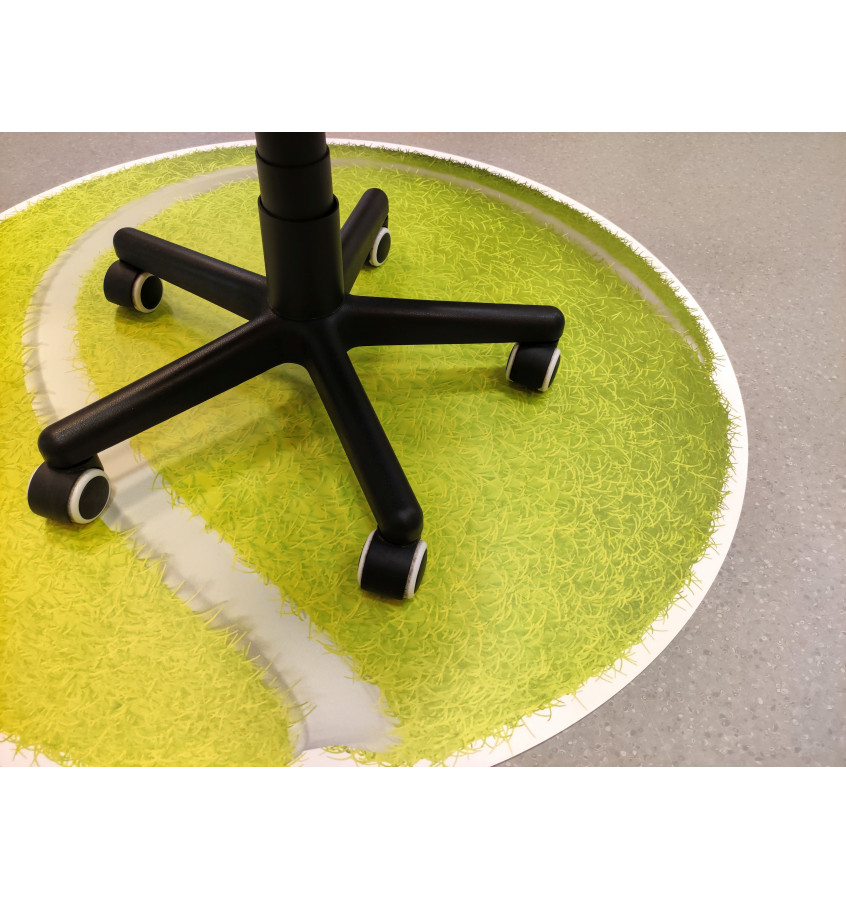 Mata ochronna pod krzesło fotel dla dziecka śr 100 cm