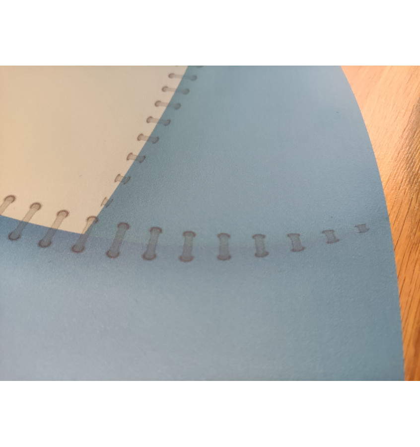 Mata ochronna pod krzesło dziecka średnica 100 cm 