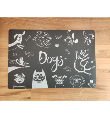 Podkładka mata antypoślizgowa pod miski dla psa 70x50cm