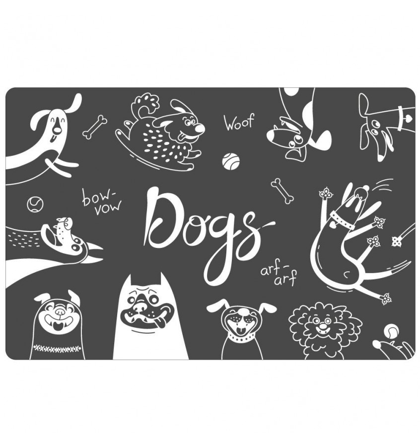 Podkładka mata antypoślizgowa pod miski dla psa 70x50cm