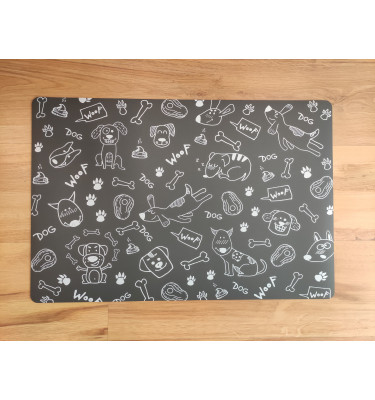 Mata podkładka antypoślizgowa pod miski dla psa 70x50cm