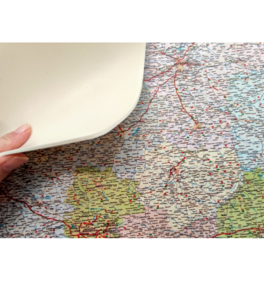 Podkładka na biurko 70x50 cm MAPA POLSKI dydaktyczny podkład 