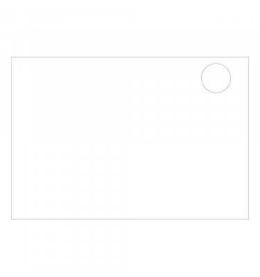 Mata na biurko MICKE z IKEA 73x50cm podkładka antypoślizgowa - BIAŁA