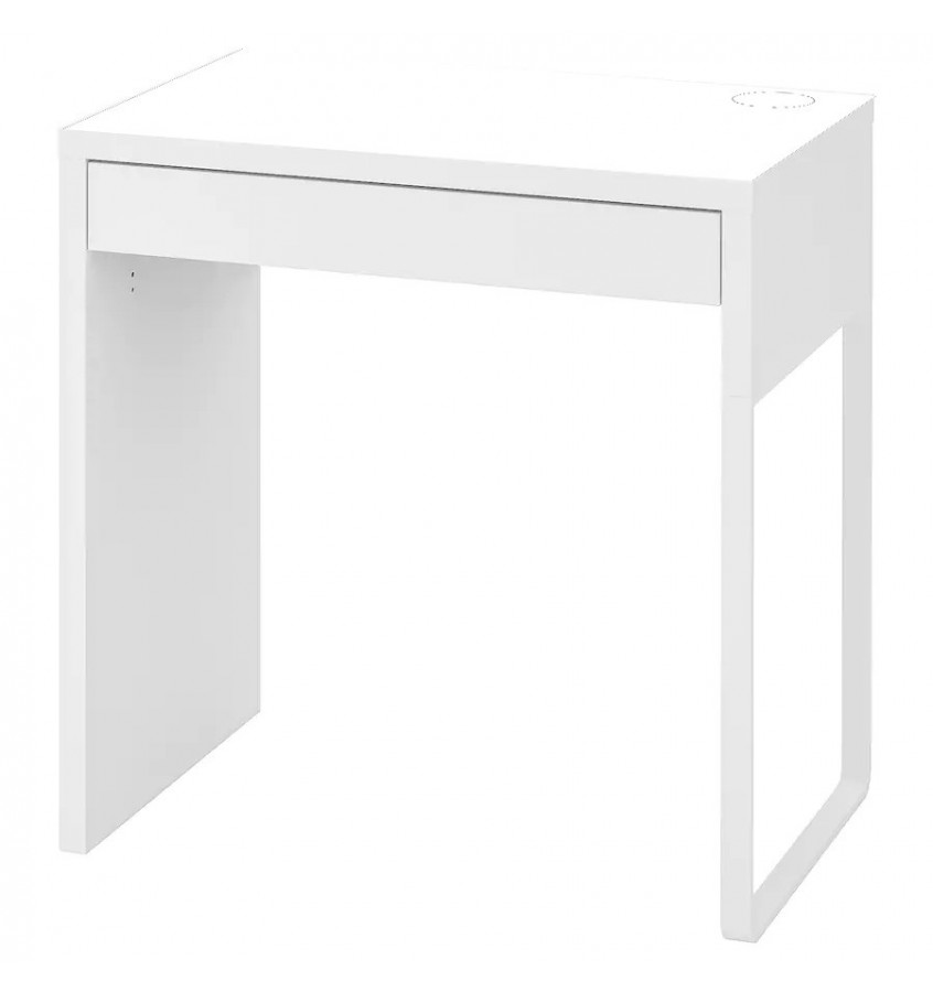Mata na biurko MICKE z IKEA 73x50cm podkładka antypoślizgowa - BIAŁA