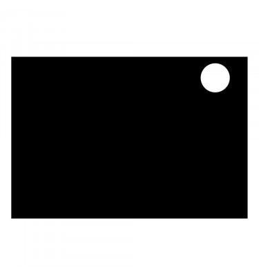 Podkładka 73x50cm na biurko MICKE z IKEA elastyczna mata ochronna - CZARNA