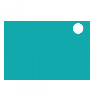 Mata 73x50cm na biurko MICKE z IKEA - TURKUSOWA podkładka ochronna 