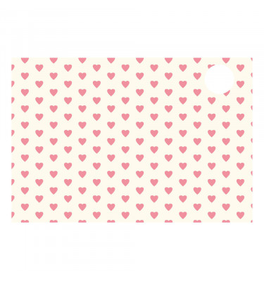 Podkładka na biurko MICKE z IKEA 73x50cm mata - Różowe serduszka