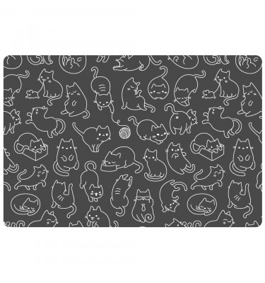 Podkładka pod miskę kota 40x60cm antypoślizgowa