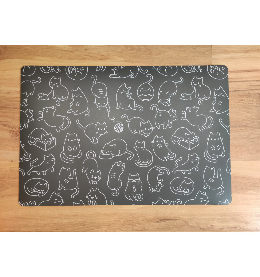 Podkładka pod miskę kota 40x60cm antypoślizgowa