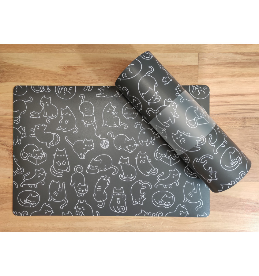 Podkładka pod miskę kota 40x60cm antypoślizgowa