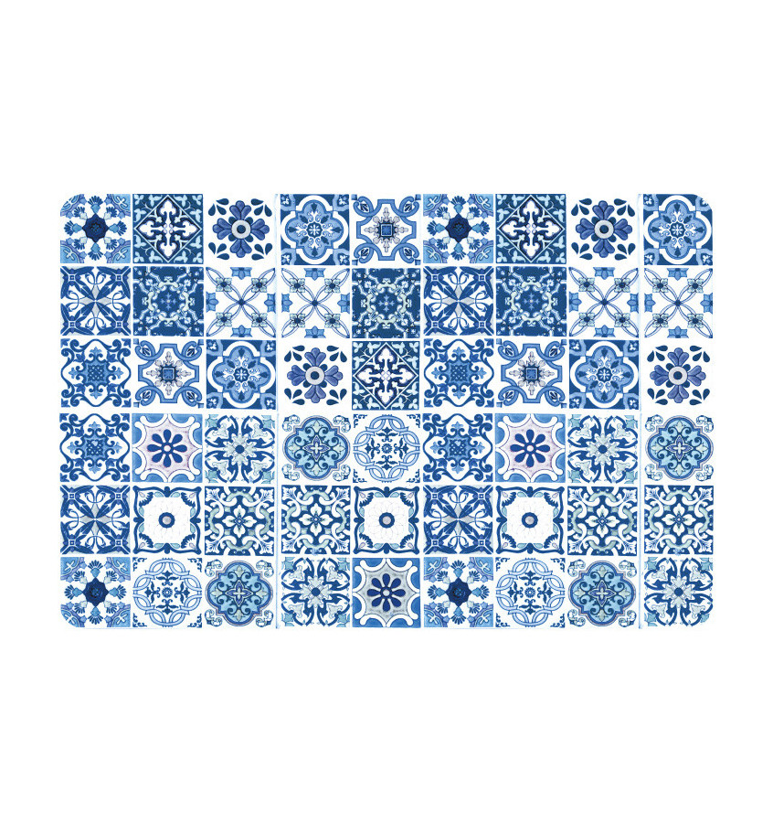 Elastyczna mata 80x120 cm ze wzorem 086 - pod krzesło