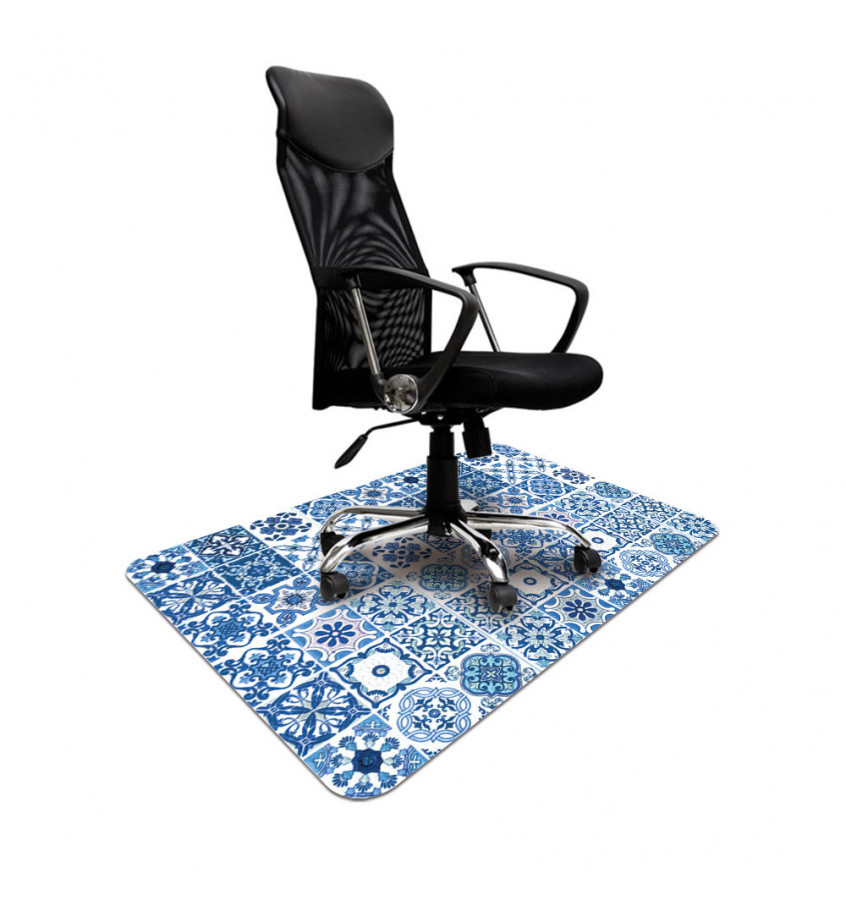 Elastyczna mata 80x120 cm ze wzorem 086 - pod krzesło