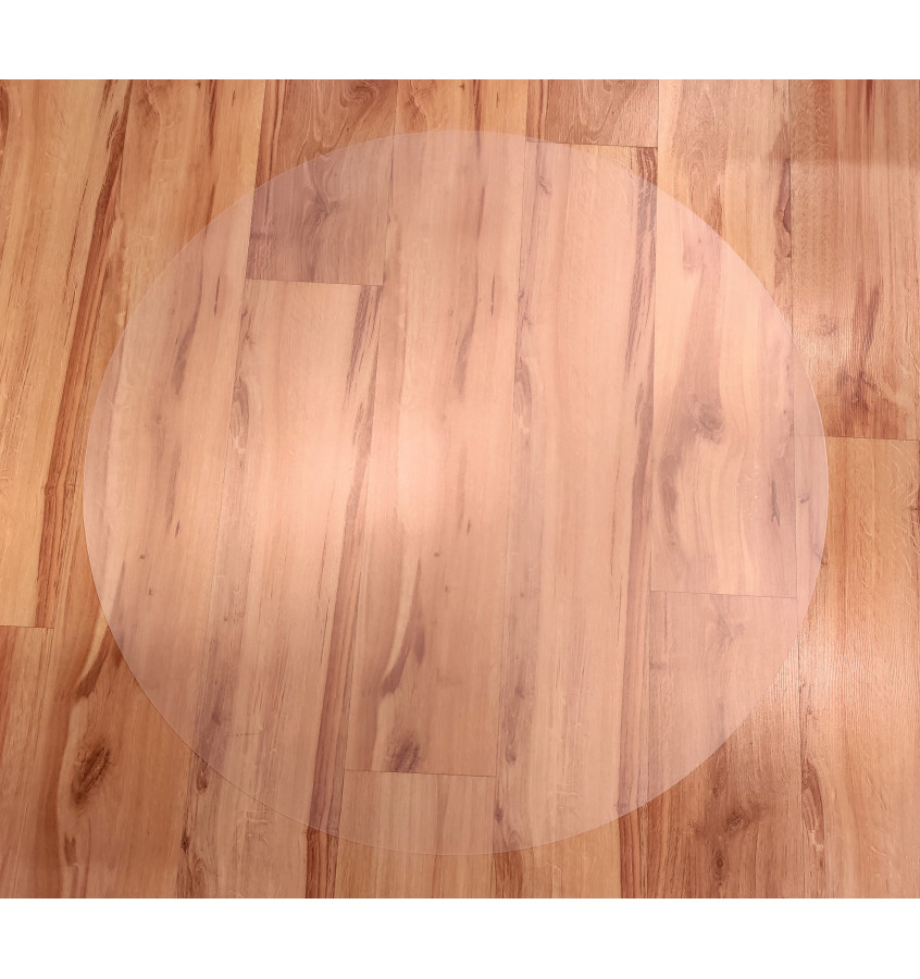 Okrągła mata pod choinkę 100cm gr. 03mm - półprzezroczysta z polipropylenu