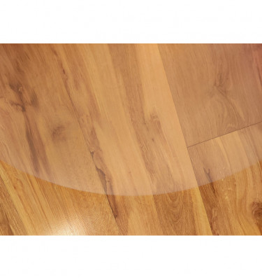 Okrągła mata pod choinkę 100cm gr. 03mm - półprzezroczysta z polipropylenu