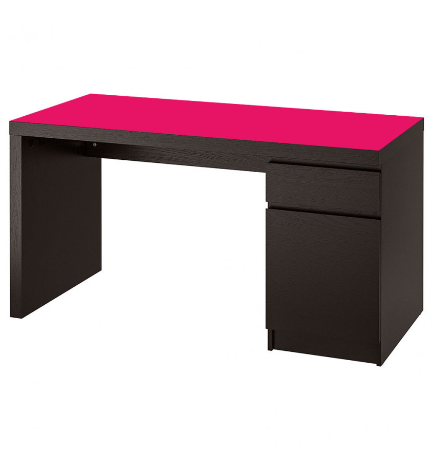 Podkładka 120x60cm na biurko - MAGENTA róż