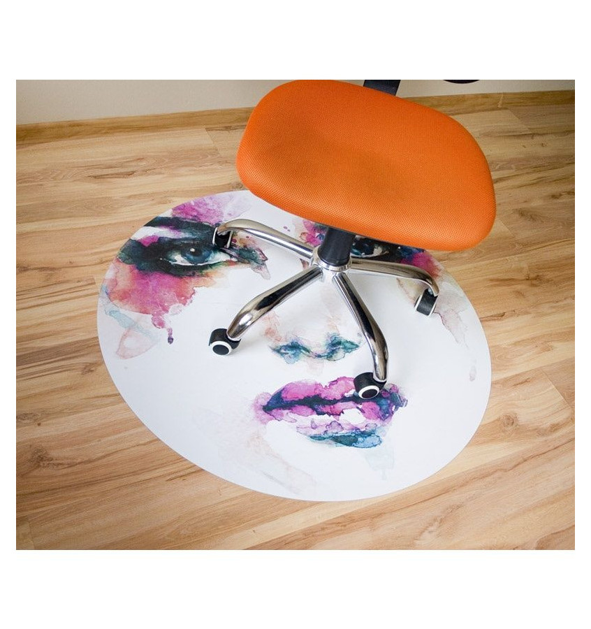 Mata ochronna pod krzesło z grafiką 020 - okrągła 100cm gr. 13mm