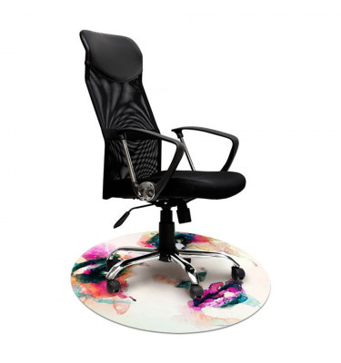 Mata ochronna pod krzesło z grafiką 020 - okrągła 100cm gr. 13mm