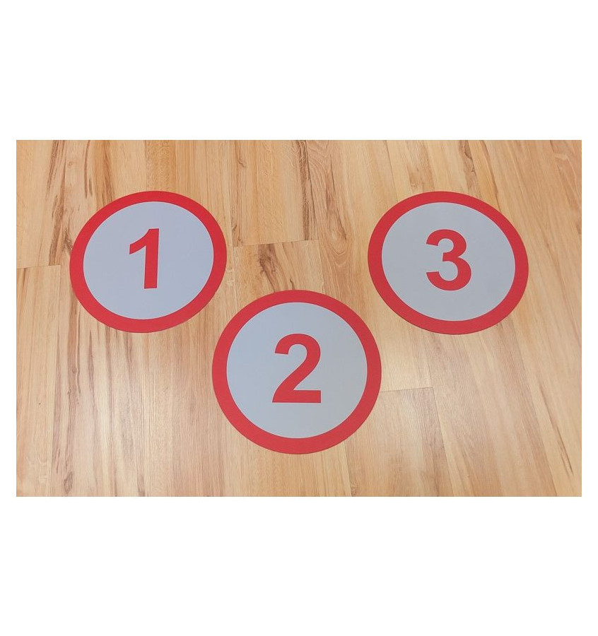 Mata ochronna pod fotel obrotowy nadruk na zamówienie  - okrągła 100cm gr. 13mm