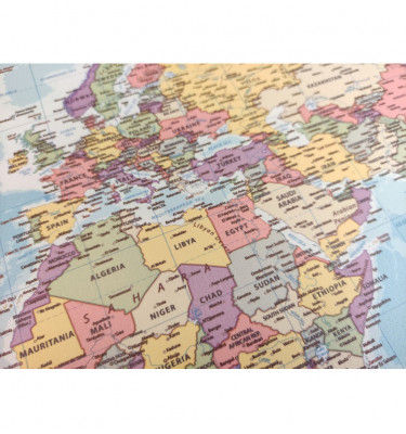 Podkładka na biurko 70x50cm mata ochronna POLITYCZNA MAPA ŚWIATA